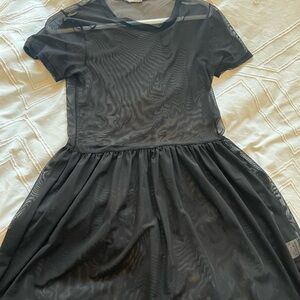 Elegant Black Mini Dress